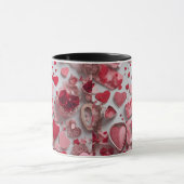 かわいいバレンタインのコーヒーマグ マグカップ (中央)