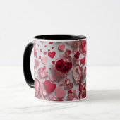 かわいいバレンタインのコーヒーマグ マグカップ (正面左)