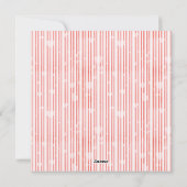 かわいいバレンタインのテディベア 赤いハートの教室 シーズンカード (裏面)