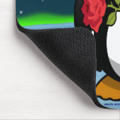 かわいいバレンタインのペンギンおもしろいアニメ マウスパッド (コーナー)