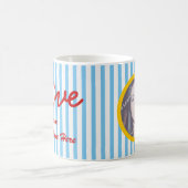 かわいいバレンタインの写真マグカップ コーヒーマグカップ (中央)