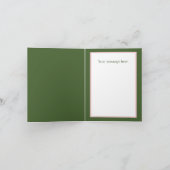 かわいいバレンタインの女の子のユニコーンにメッセージを追加 シーズンカード (内部)