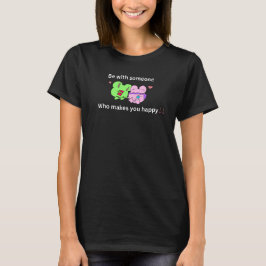 かわいいバレンタインの引用カエル Tシャツ