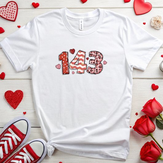 かわいいバレンタインの愛、速記 Tシャツ