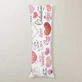 かわいいバレンタインの日 ボディピロー (正面縦)