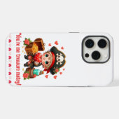 かわいいバレンタインの海賊 iPhoneケース (裏面横)