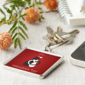 かわいいバレンタインの猫たち|過去記事 キーホルダー (側面)