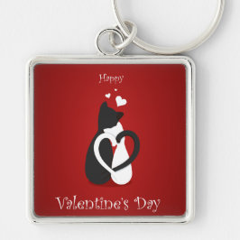 かわいいバレンタインの猫たち|過去記事 キーホルダー