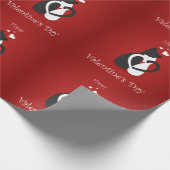 かわいいバレンタインの猫たち|過去記事 ラッピングペーパー (角)