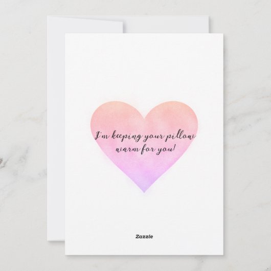 かわいいバレンタインの猫 シーズンカード (裏面)