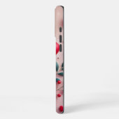 かわいいバレンタインの風船とバラ iPhoneケース (左側面)