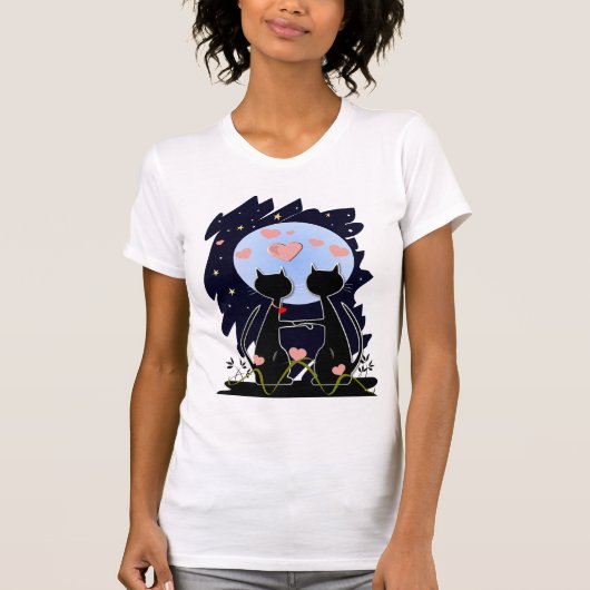 かわいいバレンタインのTシャツ Tシャツ (正面)