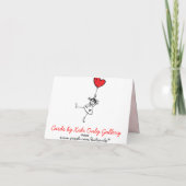 かわいいバレンタインカード子供へ シーズンカード (裏面)