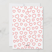 かわいいバレンタインカード子供用 シーズンカード (裏面)