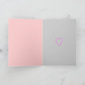 かわいいバレンタインカード猫 シーズンカード (内部)