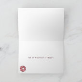 かわいいバレンタインカード　ドーナツとコーヒーのように一緒に　バレンタインデー シーズンカード (内部)