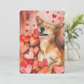 かわいいバレンタインズデイドッグ シーズンカード (スタンド正面)