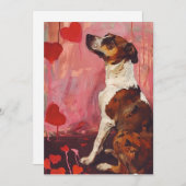 かわいいバレンタインズデイドッグ シーズンカード (正面/裏面)