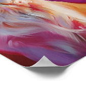 かわいいバレンタインズデイドッグ ポスター (角)