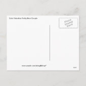 かわいいバレンタインデイクマ2 シーズンポストカード (裏面)