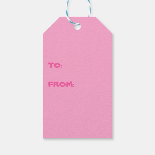 かわいいバレンタインデイシャーク ギフトタグ (裏面)