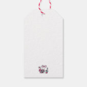 かわいいバレンタインデザイン – 猫と猫の愛 ギフトタグ (裏面)