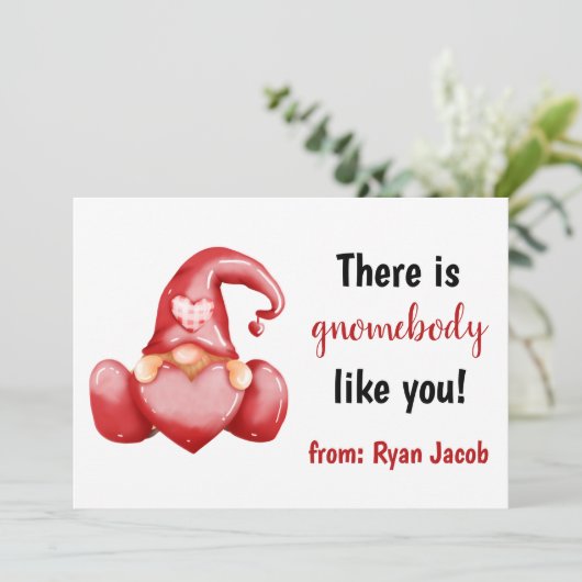 かわいいバレンタインデーのようなグノーメボディ シーズンカード (スタンド正面)