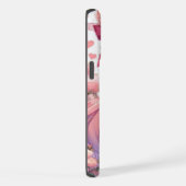 かわいいバレンタインデーのアニメガール iPhoneケース (右側面)