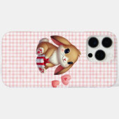 かわいいバレンタインデーのウサギちゃん Case-Mate iPhoneケース (裏面 (横))