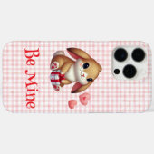 かわいいバレンタインデーのウサギ Case-Mate iPhoneケース (裏面 (横))