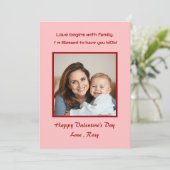 かわいいバレンタインデーのカード子供用 シーズンカード (スタンド正面)