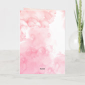 かわいいバレンタインデーのカード カード (裏面)