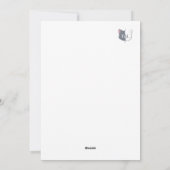 かわいいバレンタインデーのカード – トム＆ルナ シーズンカード (裏面)