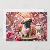 かわいいバレンタインデーのカード - ホリデー フラット カード (正面)