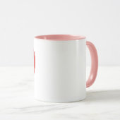 かわいいバレンタインデーのグラフィックカップケーキギフトマグ マグカップ (正面右)