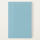 かわいいバレンタインデーのドードルパターン ノートブック (裏面)