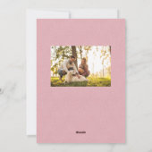 かわいいバレンタインデーのペットの写真の暖かいあいまいな甘い シーズンカード (裏面)