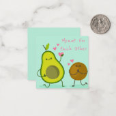 かわいいバレンタインデーのメモカード ノートカード (正面/裏面インサイチュ)