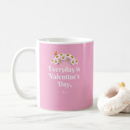 かわいいバレンタインデーのロマンティックハート - Valentine_13 コーヒーマグカップ