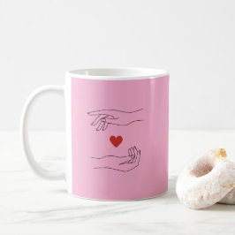 かわいいバレンタインデーのロマンティックハート - Valentine_2 コーヒーマグカップ