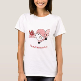 かわいいバレンタインデーのロマンティックハート - Valentine_32 Tシャツ
