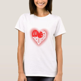 かわいいバレンタインデーのロマンティックハート - Valentine_42 Tシャツ