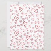 かわいいバレンタインデーの写真 シーズンカード (裏面)