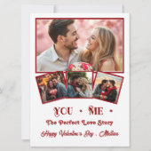 かわいいバレンタインデーの写真 シーズンカード (正面)