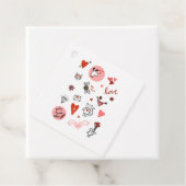 かわいいバレンタインデーの愛の漫画 フェイバータグ (インサイチュ)