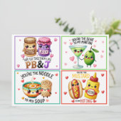 かわいいバレンタインデーの教室カード シーズンカード (スタンド正面)