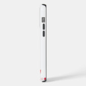 かわいいバレンタインデーの海賊 iPhoneケース (左側面)