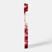 かわいいバレンタインデーの犬 iPhoneケース (左側面)