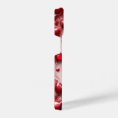 かわいいバレンタインデーの犬 iPhoneケース (右側面)