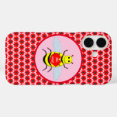 かわいいバレンタインデーの蜂 Case-Mate iPhoneケース (裏面 (横))